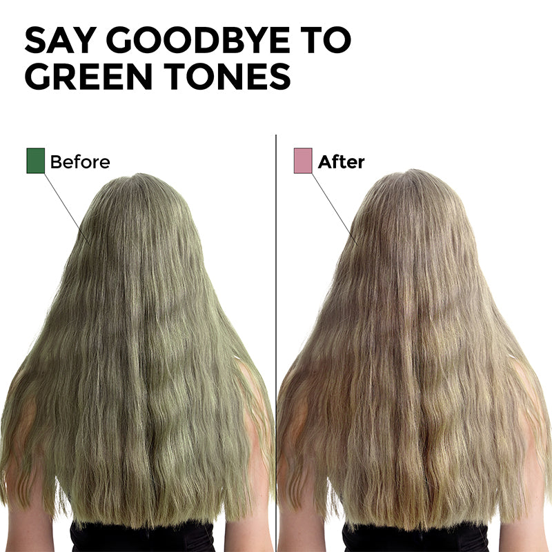 Sulfate Free Bye Bye Green Shampoo for Blonde Bleached Hair