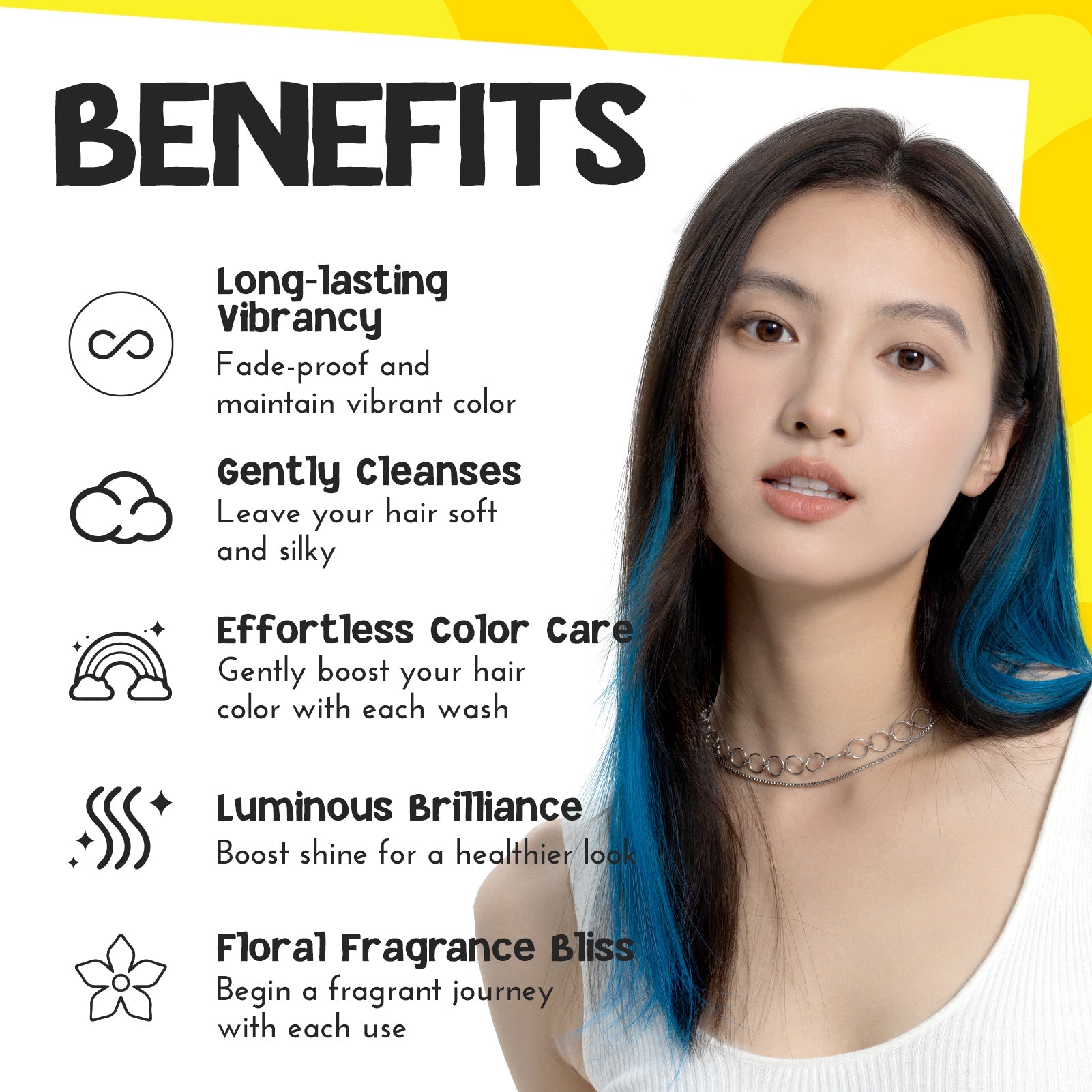 Colorlomo Blue Maintenance Shampoo Moisture Sulfate Free Clarifying Shampoo-Colorlast Color Safe Toning Shampoo for Hair Dye-Bleached Color Treated Hair
