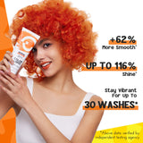 Colorlomo Orange 3 in 1 Blue Color Conditioner Shampoo_Color Safe for Color Treated Dyed Bleached Blonde Hair_Sulfate Free Moisture 
