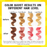 Colorlomo Pink 3 in 1 Blue Color Conditioner Shampoo_Color Safe for Color Treated Dyed Bleached Blonde Hair_Sulfate Free Moisture 
